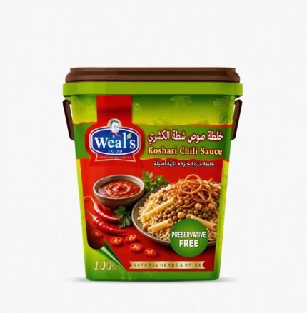 ويلز صوص شطة الكشري (1.25كجم)